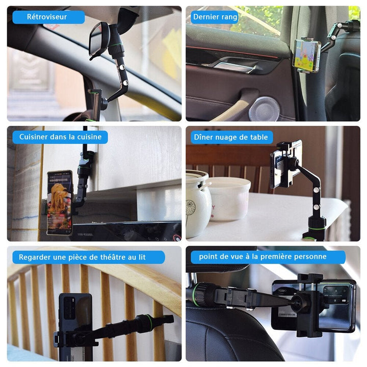 Multifunctional Phone Holder for Rearview Mirror | Kalsten