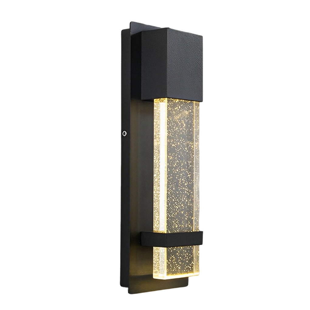 Minimalist Crystal Bubble Glass Waterproof LED Motion Sensor Wall Lamp | Kalsten