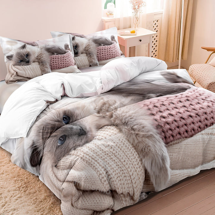 Luxury Vintage Duvet Cover Set – Breathable & Hypoallergenic Kalsten