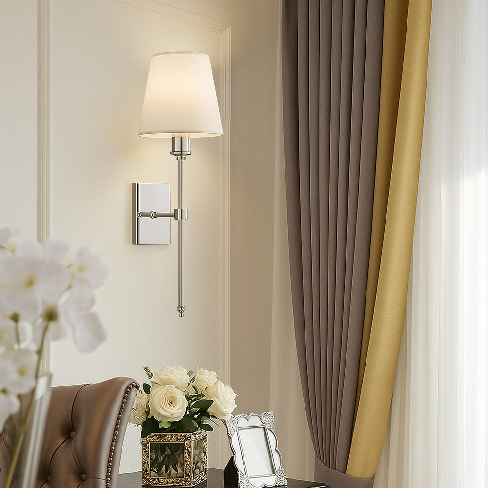 Kalsten | (2 Pieces) Wired Wall Lamp – Stylish Lamp Set for Lighting Above a Mirror or Bed