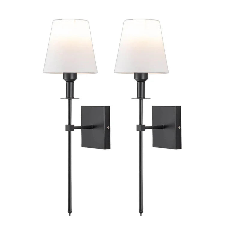 Kalsten | (2 Pieces) Wired Wall Lamp – Stylish Lamp Set for Lighting Above a Mirror or Bed