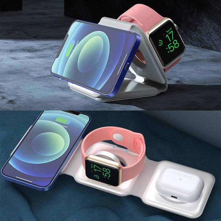 Kalsten | New Foldable 3-in-1 Wireless Charger