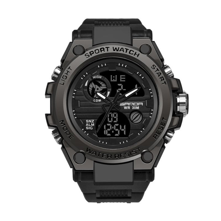 Kalsten | Sporty Dual-Display Mode Multifunctional Waterproof Luminous Men's Wristwatch
