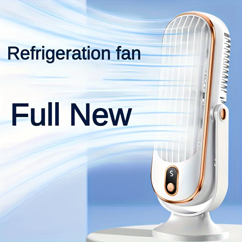 Portable Air Conditioner Fan - Large Battery, Dual Motor, 5-Speed Air Cooler with 720° Surround Air Blower - Ideal for Office, Camping, Outdoor RV, USB Fan - Great Gift for Thanksgiving, Halloween, Christmas | Kalsten