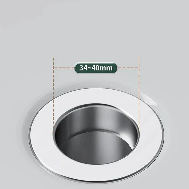 Stainless Steel Drain Filter with Hair Catcher – Rustproof Sieve for Kitchen and Bathroom, Clog-free | Noxord