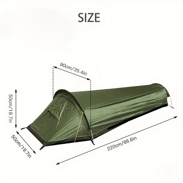 Skanto | 1-Person Lightweight Water-Repellent Camping Tent – Compact & Easy Setup