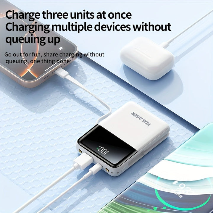 Powerbank 10000mAh Mini with Display | Kalsten