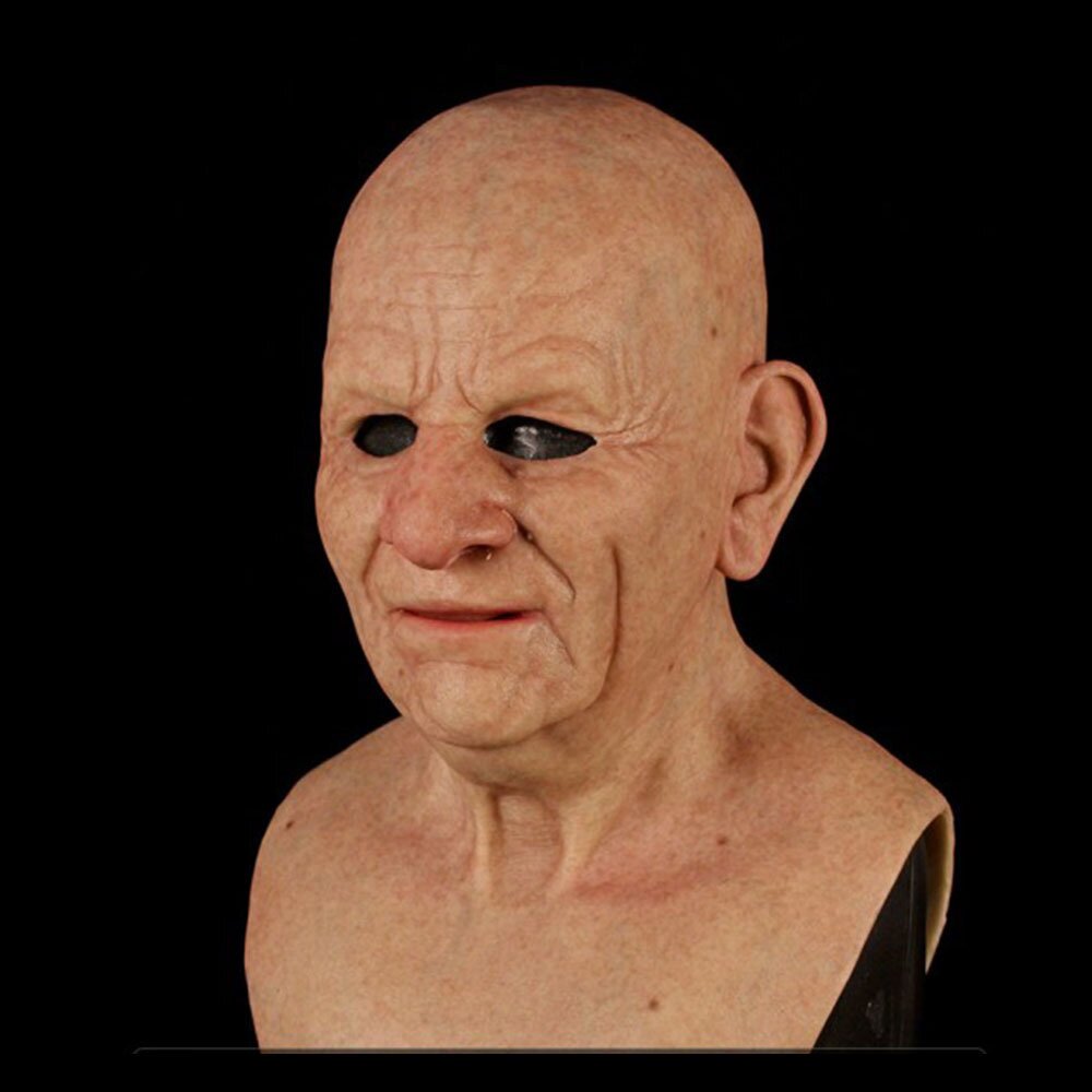 Creepy Old Man Mask – Realistic Latex Halloween Mask for Adults | Kalsten