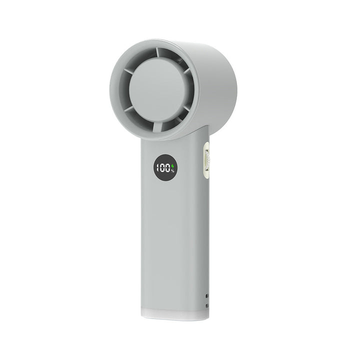 3600mAh USB Rechargeable Handheld Fan with LED Lamp | Kalsten
