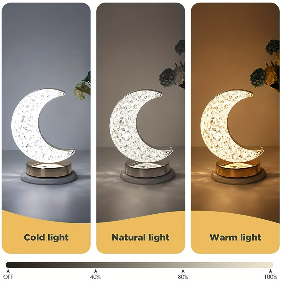 CrystalGlow Lamp - Dimmer Table Lamp with Touch Kalsten