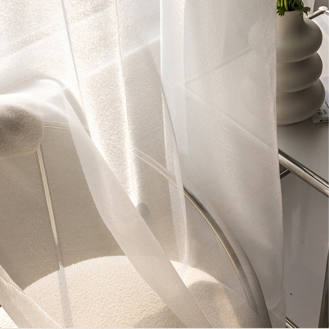 Transparent Linen Curtains, Light and Modern for Living Room | Kalsten