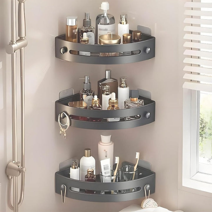 No-Drill Triangle Shower Shelf | Kalsten