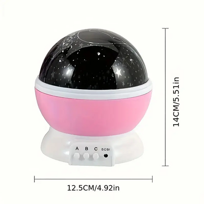 Skanto | Luna Star Projector Night Light – With Music and Colorful Light Show