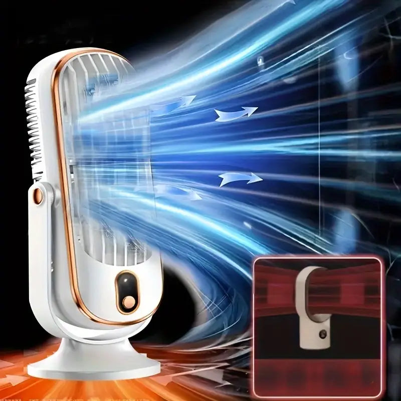 Portable Mini Air Conditioner with USB Charging – 5 Speeds & 720° Rotation | Kalsten