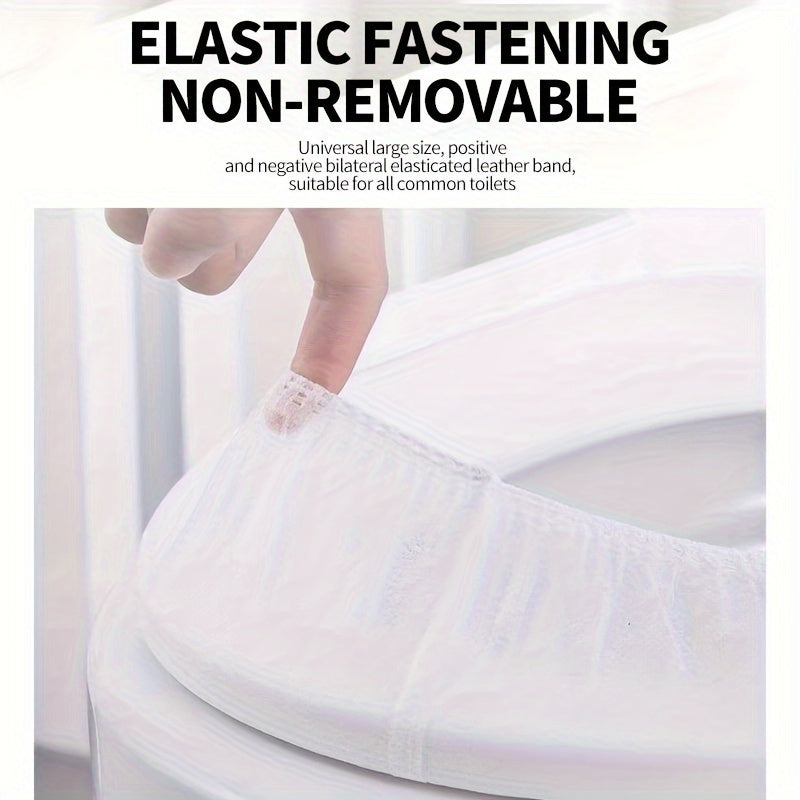 Disposable toilet seat cover with elastic 50/100 pcs | Kalsten