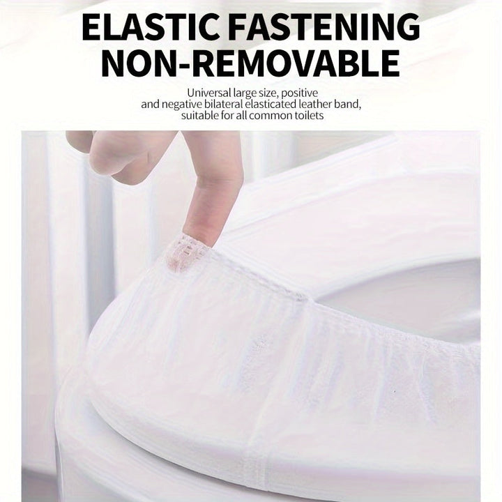 Disposable toilet seat cover with elastic 50/100 pcs | Kalsten