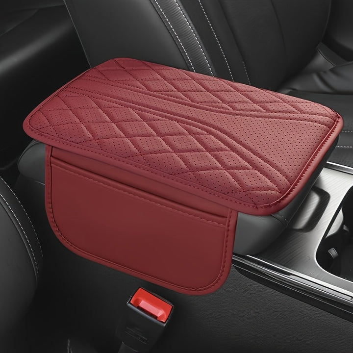 Car Armrest Organizer PU Leather with Pocket | Kalsten
