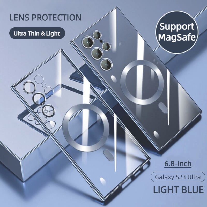 Kalsten | Transparent Luxury Coating Magnetic Cover for Samsung