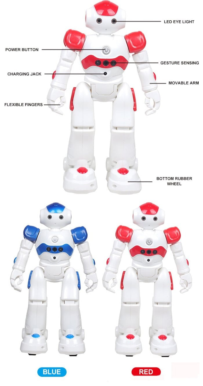 Kalsten | Kids Learning Robot | Intelligent Toy with Gesture Control | Music, Dance & Programming | Gift for Christmas & Birthday