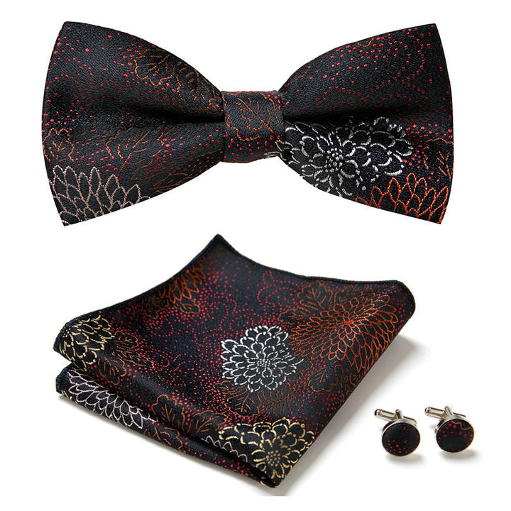Three-piece set with stylish bow ties Kalsten