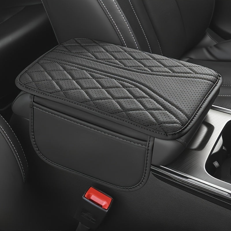 Car Armrest Organizer PU Leather with Pocket | Kalsten