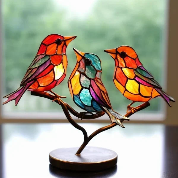 VitraGlow Handcrafted Colored Table Decor | Artistic Luxury Ornament | Kalsten