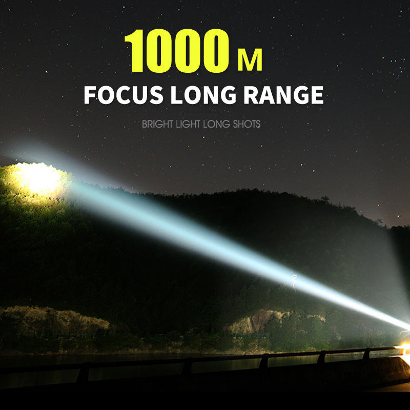 High-Lumen Waterproof LED Flashlight