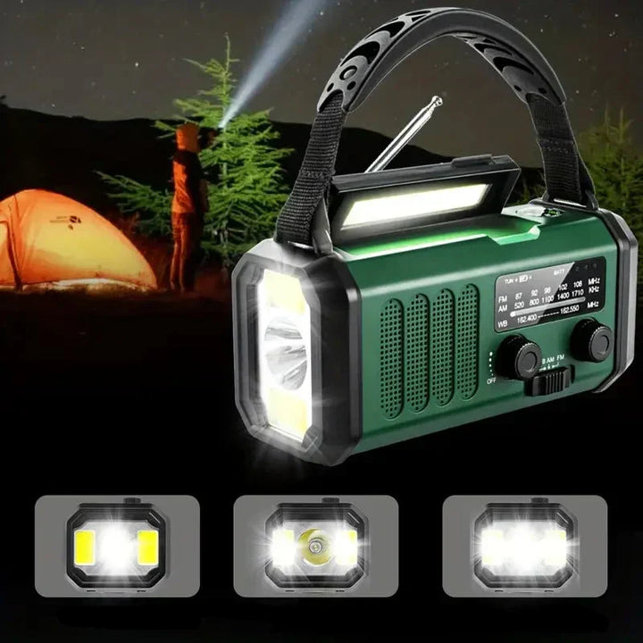 Solar Emergency Radio with Power Bank