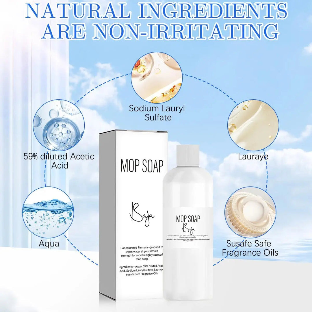 Kalsten | 2-piece Set Mop Soap Cleaner – highly fragrant formula for fresh, effective floor cleaning!