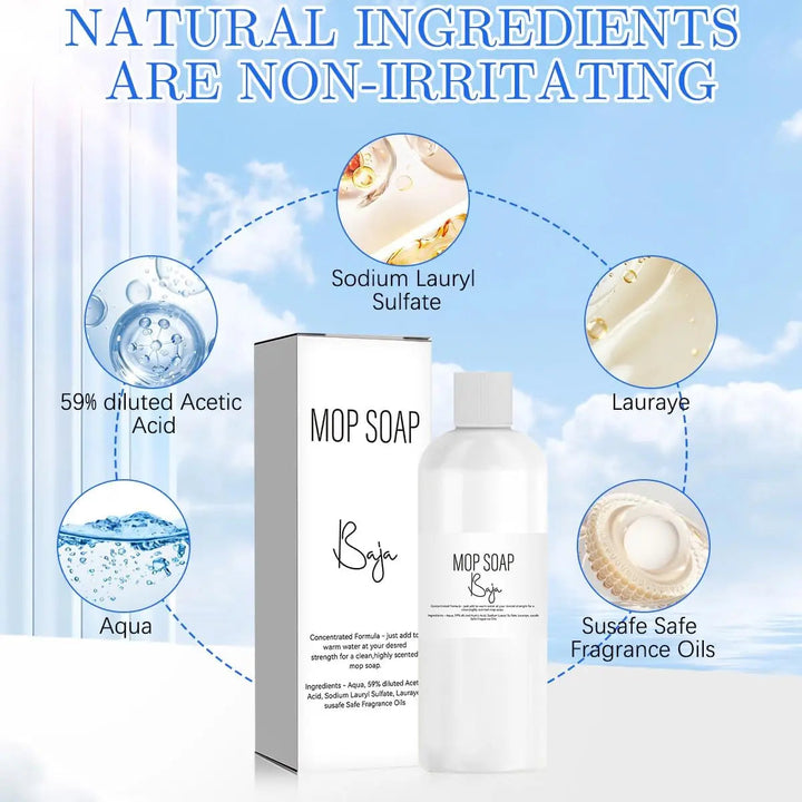Kalsten | 2-piece Set Mop Soap Cleaner – highly fragrant formula for fresh, effective floor cleaning!