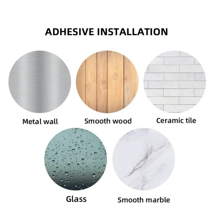 Kalsten | 2-piece set wall-mounted paper roll holder – no drilling, space-saving & modern!
