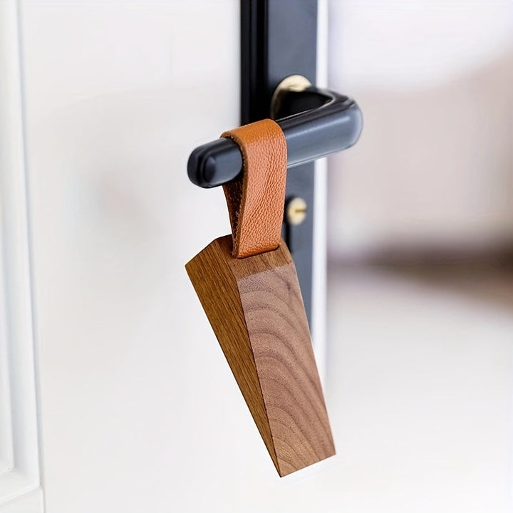NordGrip Wooden Doorstopper – Scandinavian Design with Non-Slip Base | Kalsten