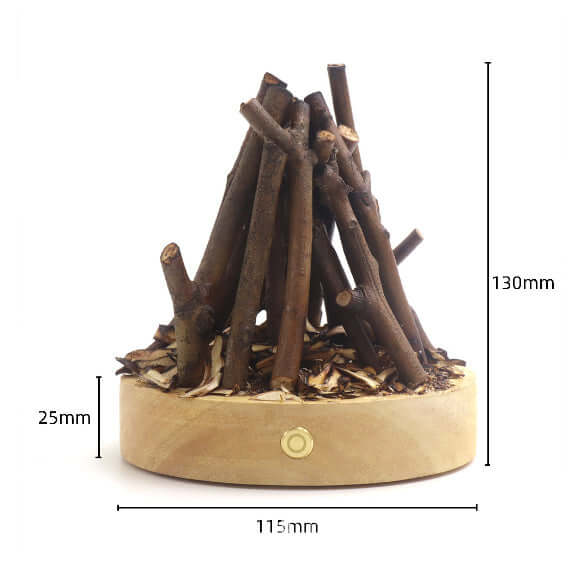 Bedside Decorations Ornaments Branches Campfire Small Night Lamp | Kalsten