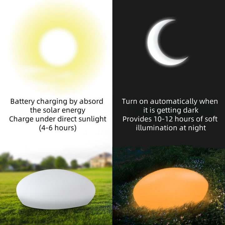 LuminaStone — Enchants your garden with warm, wireless light for magical evenings | Kalsten