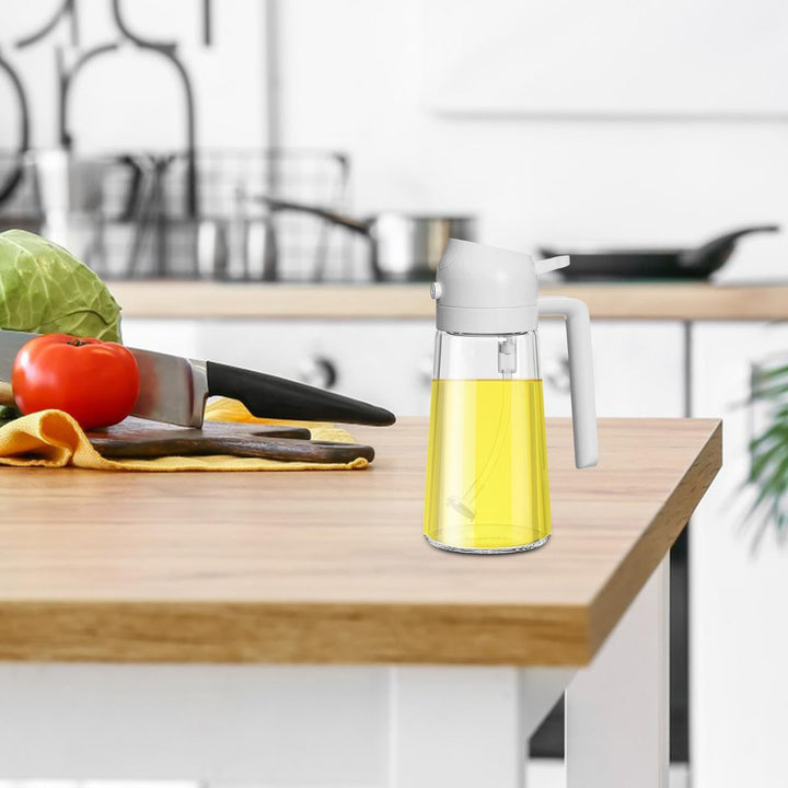 2-in-1 Oil Dispenser Bottle for Healthy Cooking