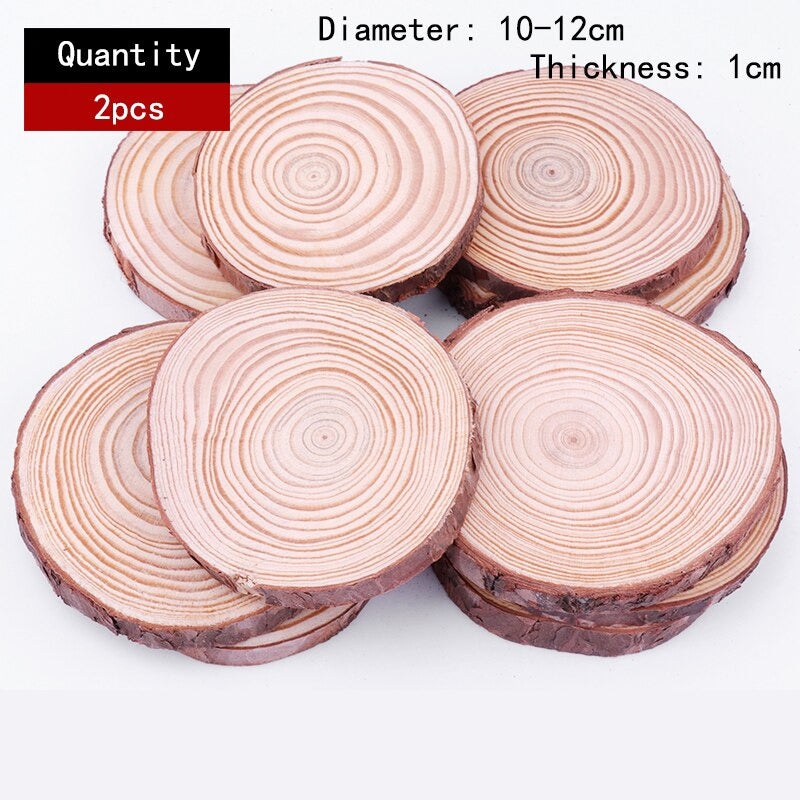 Natural Wood Slice Coasters | Kalsten