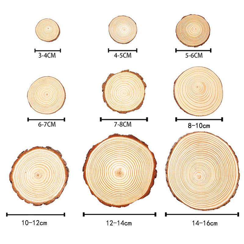 Natural Wood Slice Coasters | Kalsten