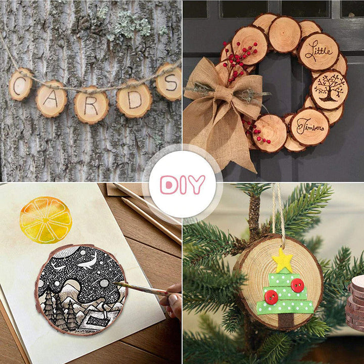 Natural Wood Slice Coasters | Kalsten