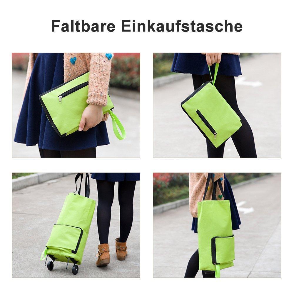 Portable collapsible shopping cart | Kalsten