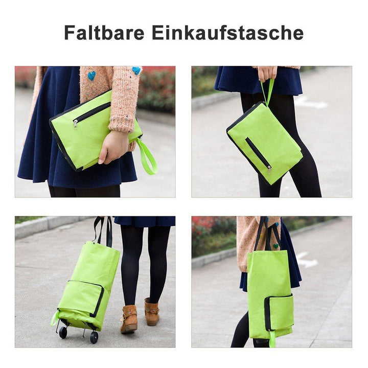 Portable collapsible shopping cart | Kalsten