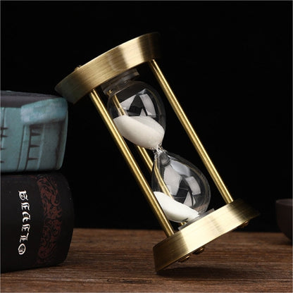 Brehn | 3/5/10 Minutes Retro Metal Craft Hourglass Pendulum Home Office Desktop Arrangement Ornament Sand Timer Sandglass Decoration