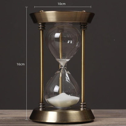 Skanto | 3/5/10 Minute Retro Metal Hourglass Pendant Home Office Desk Arrangement Ornament Sand Timer Sandglass Decoration