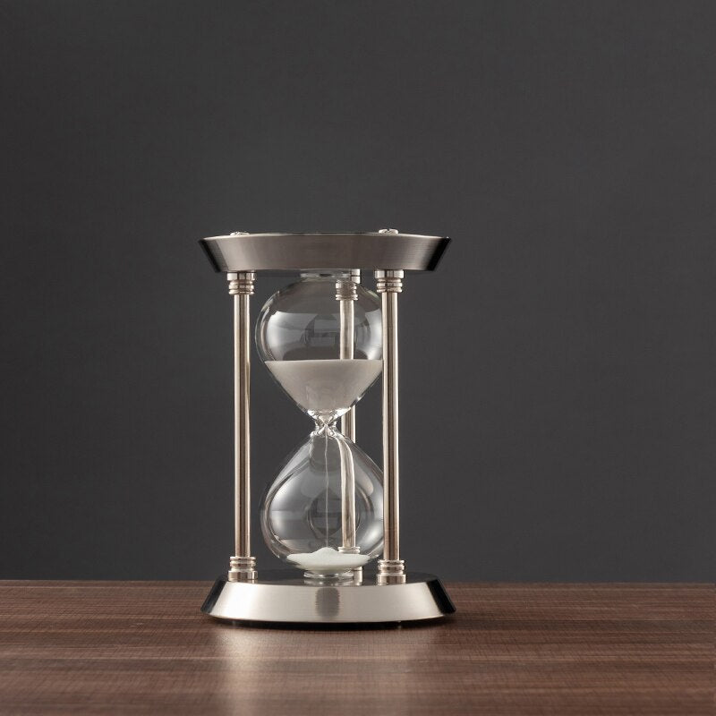 Skanto | 3/5/10 Minute Retro Metal Hourglass Pendant Home Office Desk Arrangement Ornament Sand Timer Sandglass Decoration