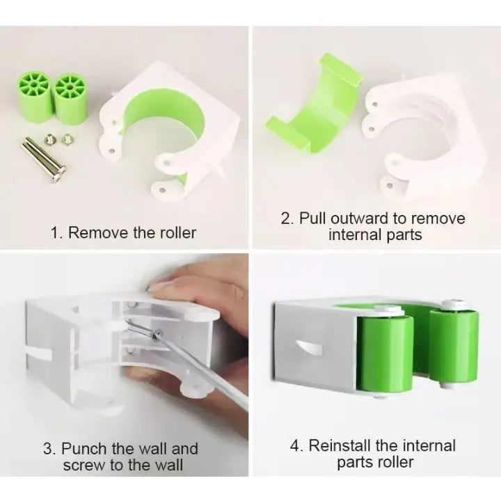 Kalsten | 3 Pieces Wall Bike Holder – Space-Saving Storage for All Bikes