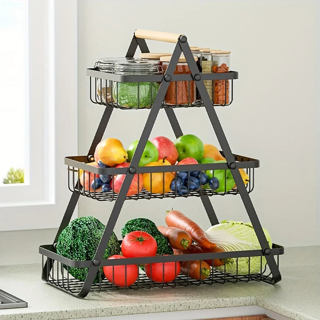 Metal Fruit Basket Kitchen Organizer Kalsten