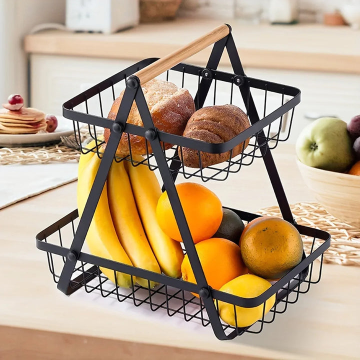 Metal Fruit Basket Kitchen Organizer Kalsten