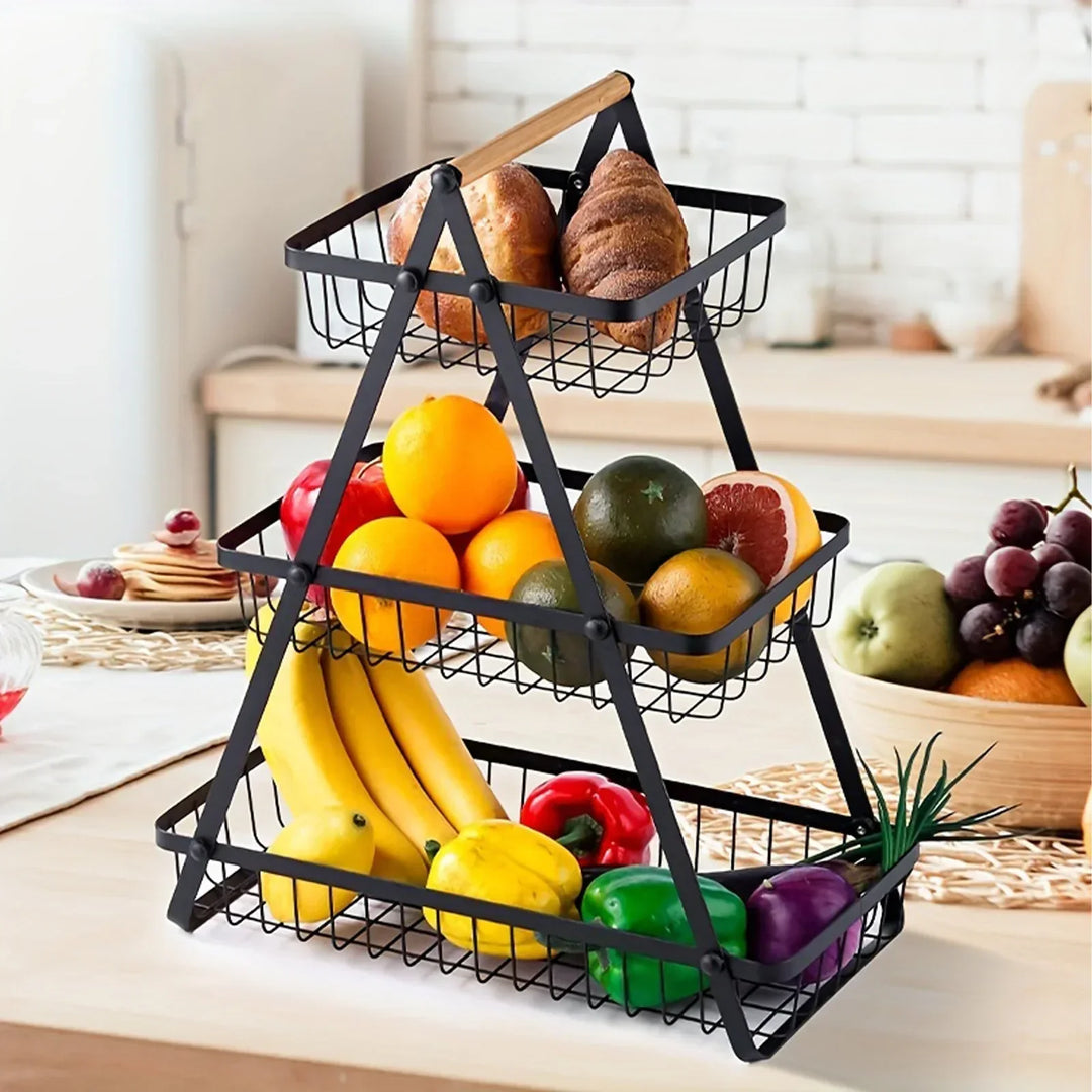 Metal Fruit Basket Kitchen Organizer Kalsten