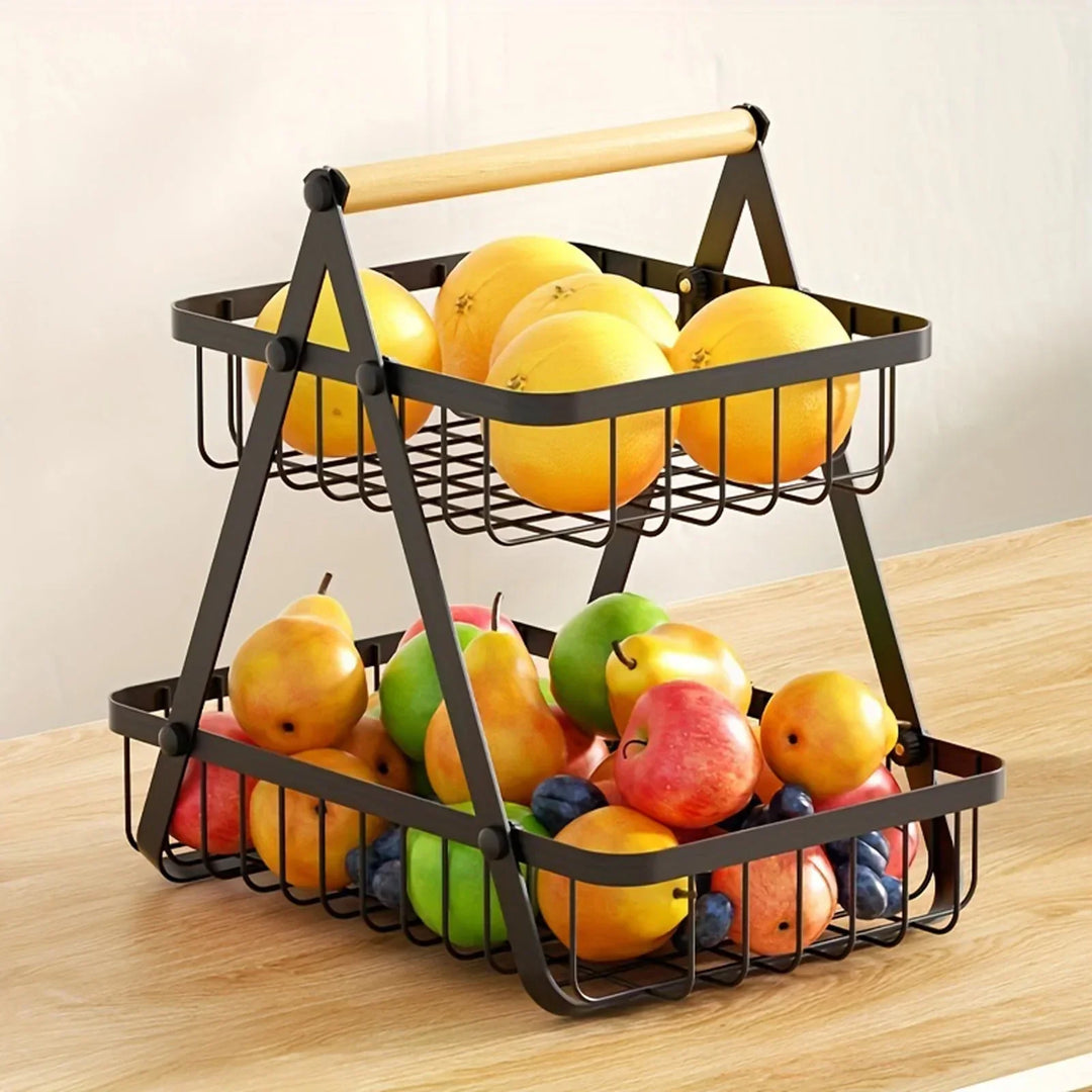 Metal Fruit Basket Kitchen Organizer Kalsten
