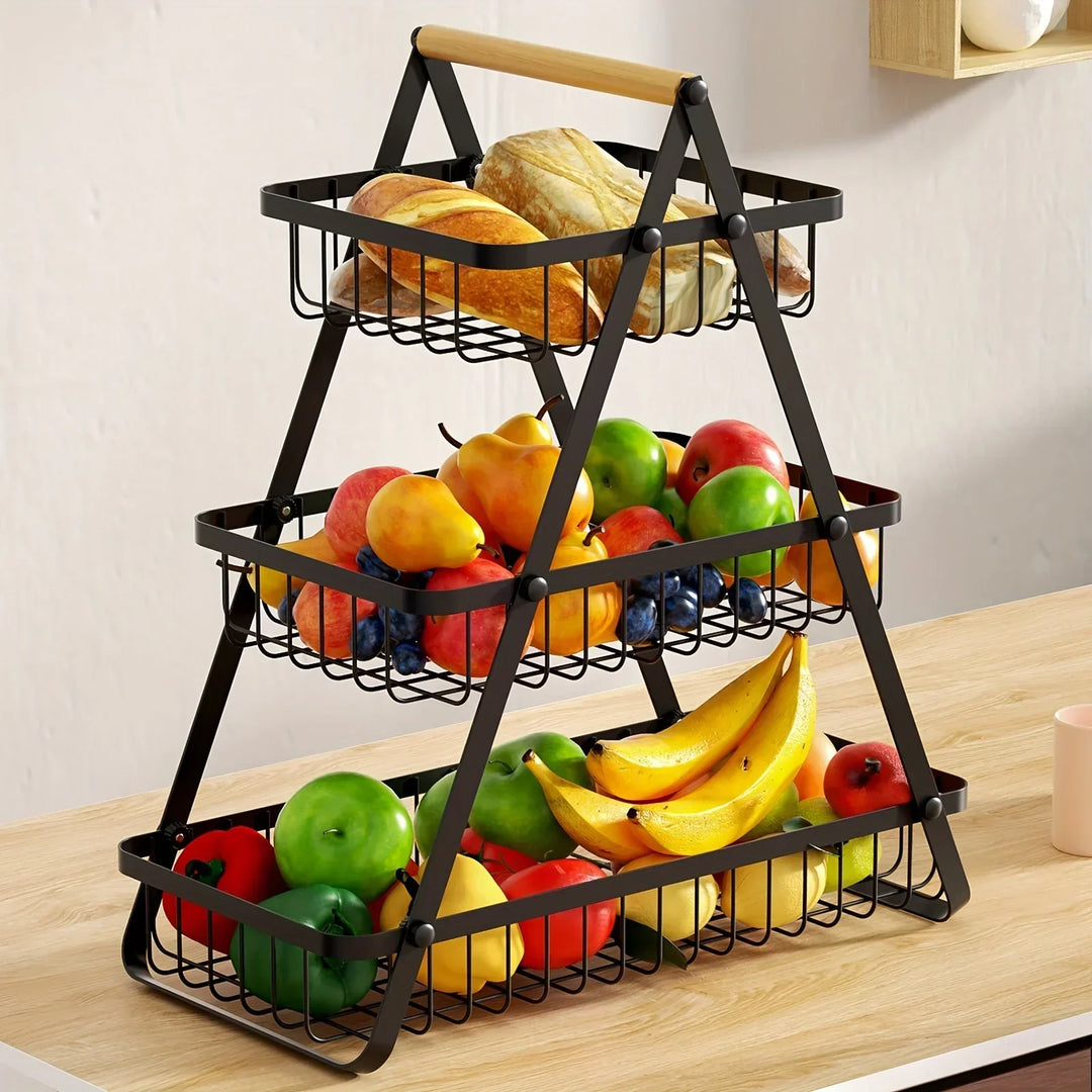 Metal Fruit Basket Kitchen Organizer Kalsten