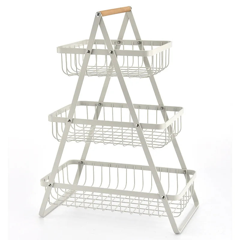 Metal Fruit Basket Kitchen Organizer Kalsten